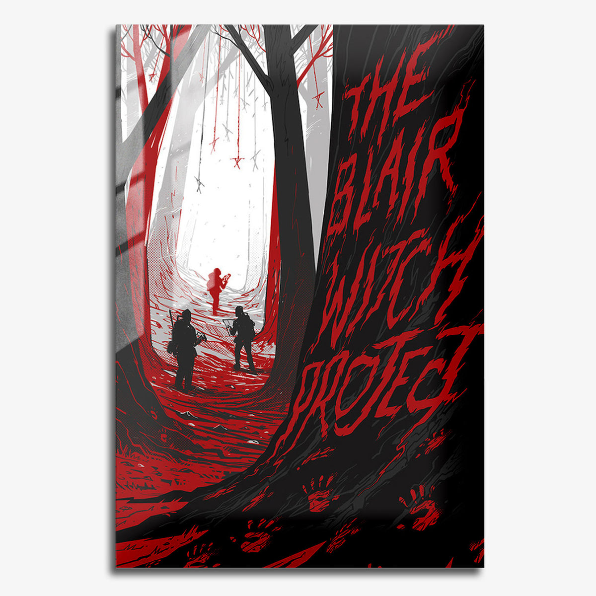 Flex Designs Metal Poster The Blair Witch Project Cinematic 11 x 17" Home Goods - Movie 1999 Movie Metal Poster