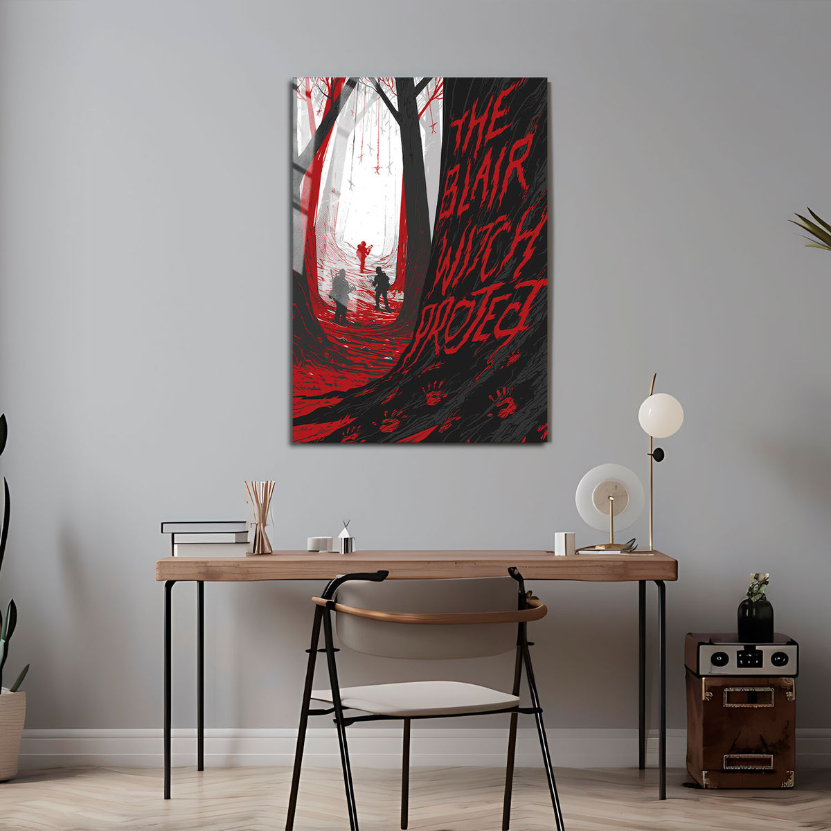 Flex Designs Metal Poster The Blair Witch Project Cinematic 5 x 7" Home Goods - Movie 1999 Movie Metal Poster