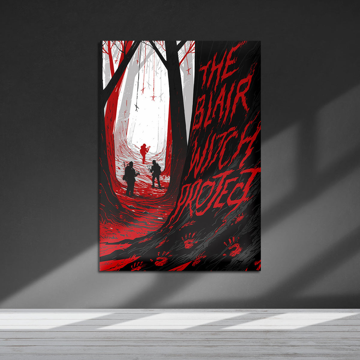 Flex Designs Metal Poster The Blair Witch Project Cinematic 5 x 7" Home Goods - Movie 1999 Movie Metal Poster
