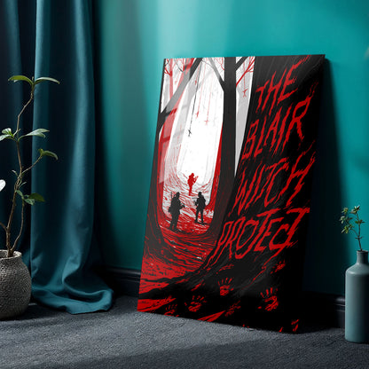 Flex Designs Metal Poster The Blair Witch Project Cinematic 24 x 36" Home Goods - Movie 1999 Movie Metal Poster