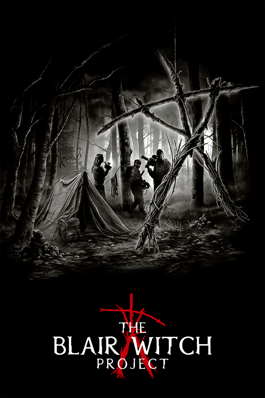 Flex Designs Metal Poster The Blair Witch Project 11 x 17" Home Goods - Movie 1999 Movie Metal Poster