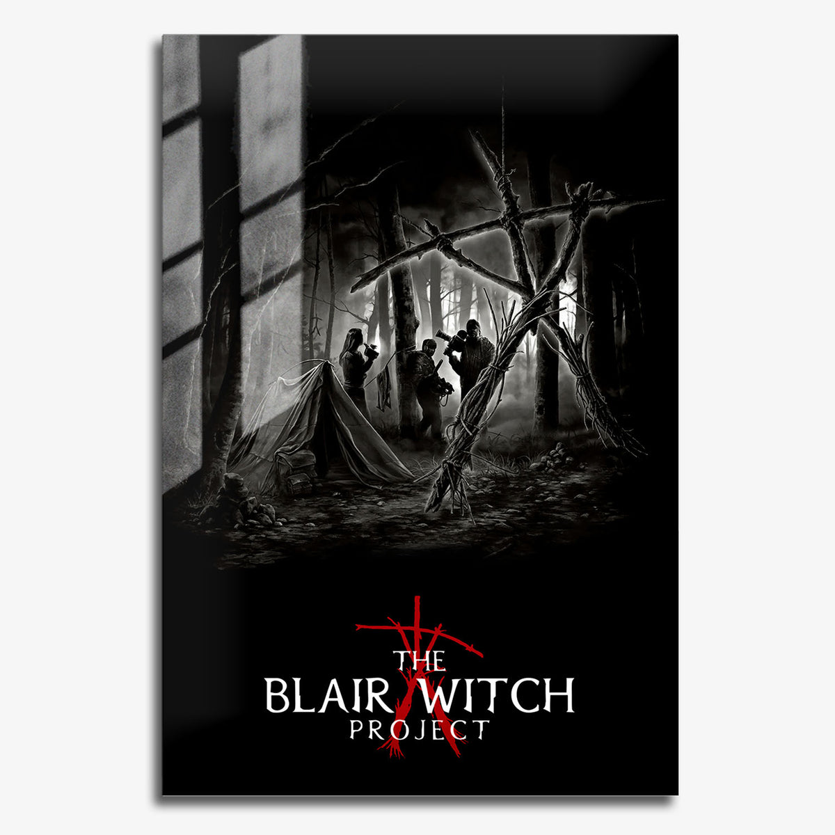 Flex Designs Metal Poster The Blair Witch Project 11 x 17" Home Goods - Movie 1999 Movie Metal Poster