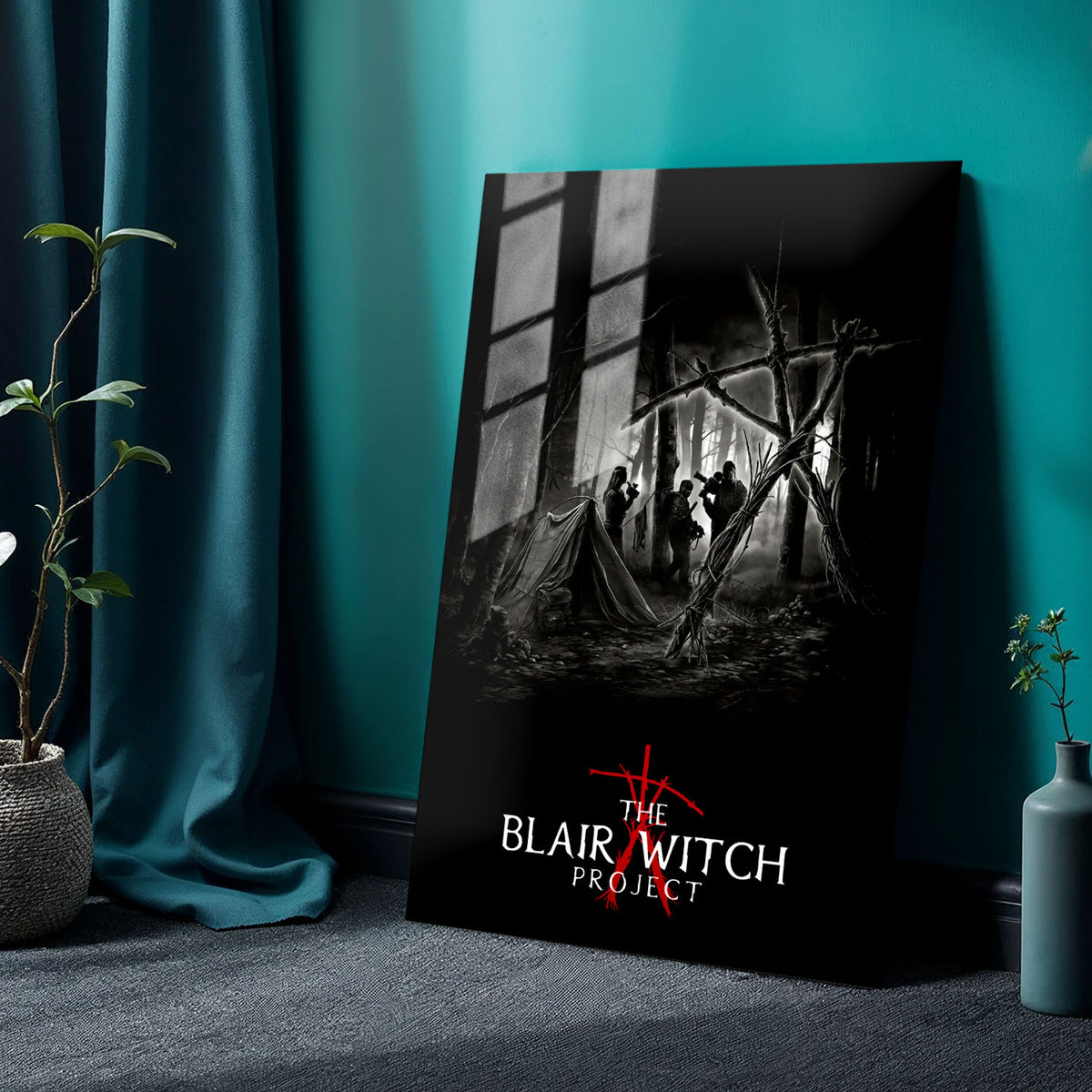 Flex Designs Metal Poster The Blair Witch Project 24 x 36" Home Goods - Movie 1999 Movie Metal Poster