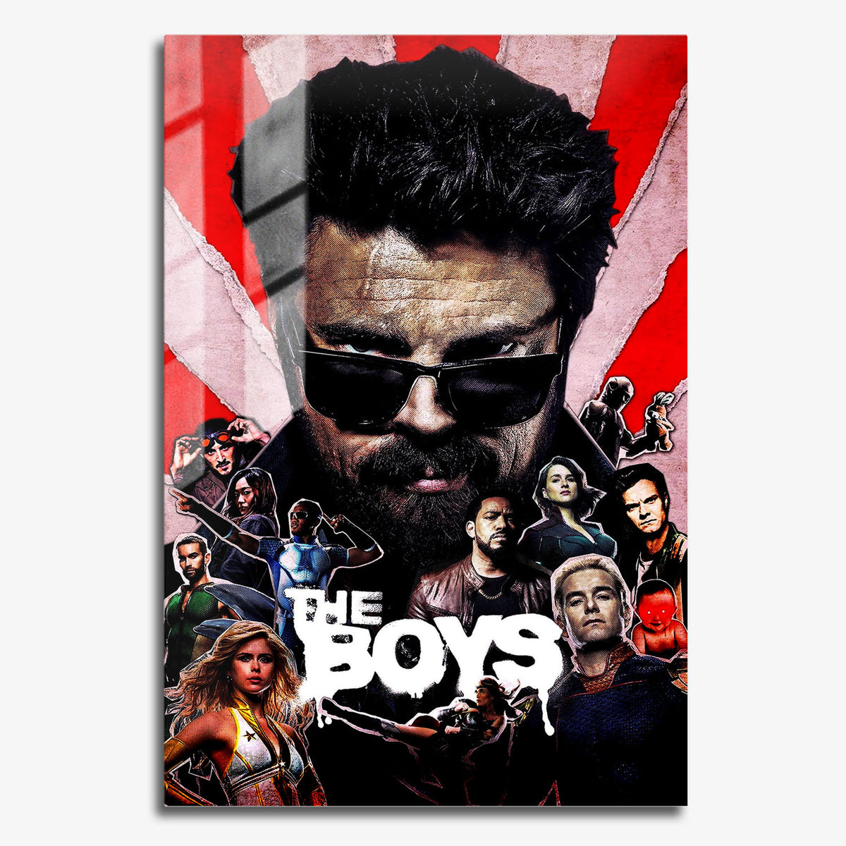 Flex Designs Metal Poster The Boys Cover 11 x 17" Home Goods - TV Show 2019 TV Show Metal Poster
