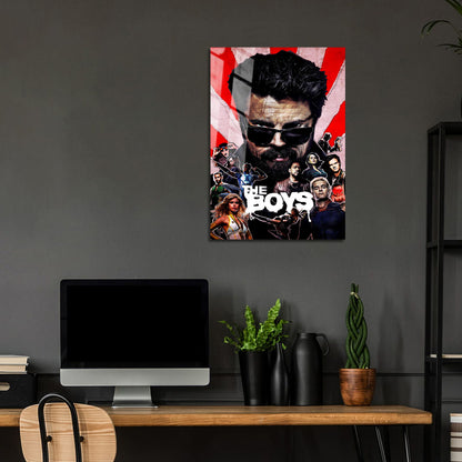 Flex Designs Metal Poster The Boys Cover 24 x 36" Home Goods - TV Show 2019 TV Show Metal Poster