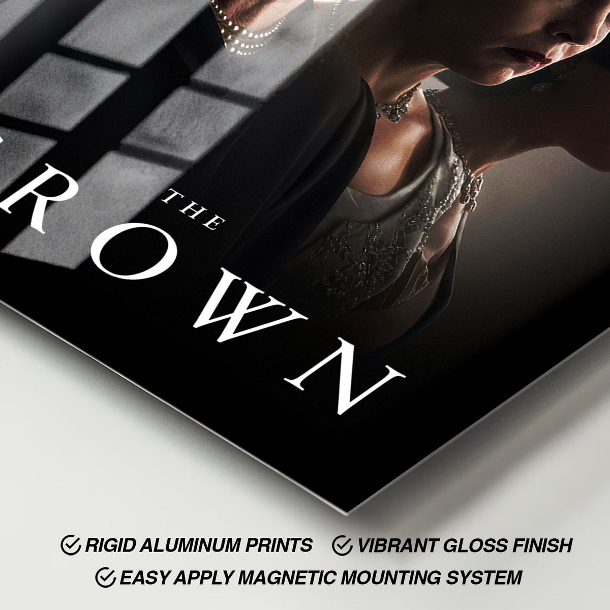 Flex Designs Metal Poster The Crown 11 x 17" Home Goods - TV Show 2016 TV Show Metal Poster