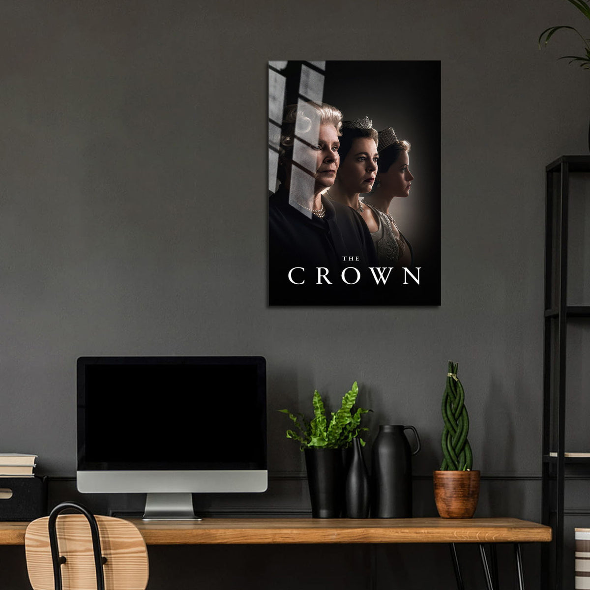 Flex Designs Metal Poster The Crown 24 x 36" Home Goods - TV Show 2016 TV Show Metal Poster