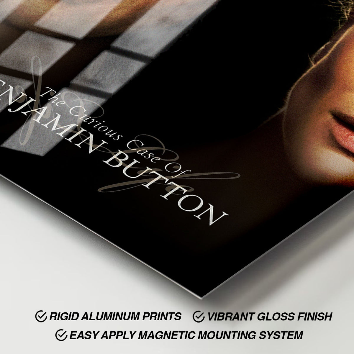 Flex Designs Metal Poster The Curious Case of Benjamin Button 11 x 17" Home Goods - Movie 2008 Movie Metal Poster
