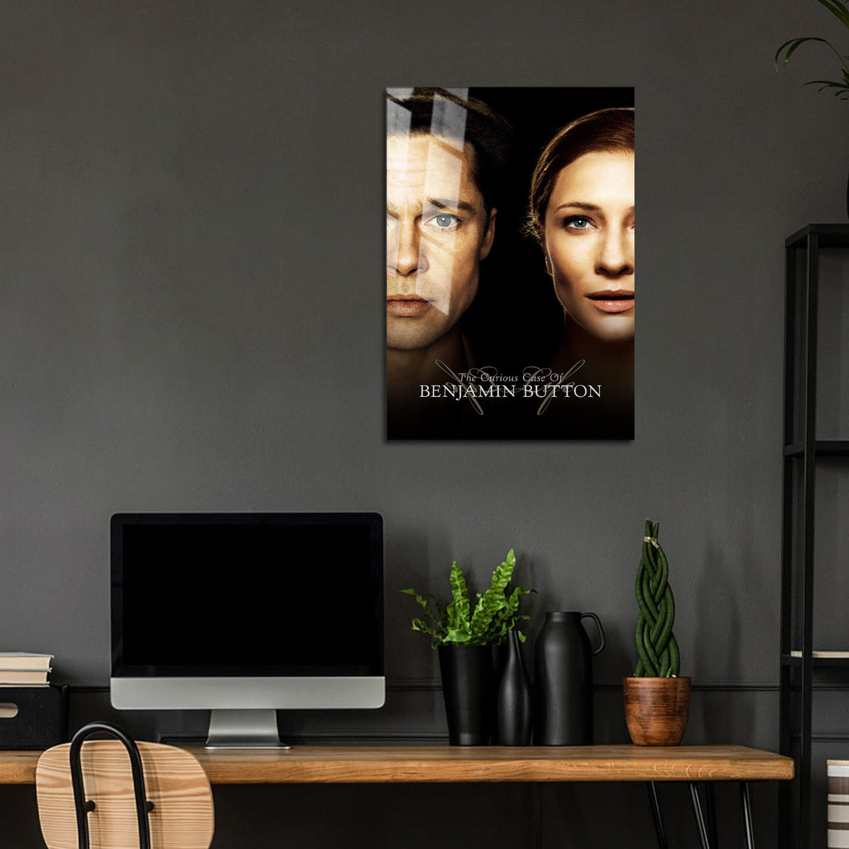 Flex Designs Metal Poster The Curious Case of Benjamin Button 24 x 36" Home Goods - Movie 2008 Movie Metal Poster