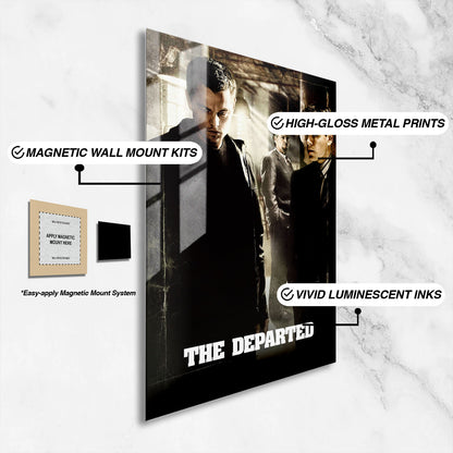 Flex Designs Metal Poster The Departed 16 x 24" Home Goods - Movie 2006 Movie Metal Poster