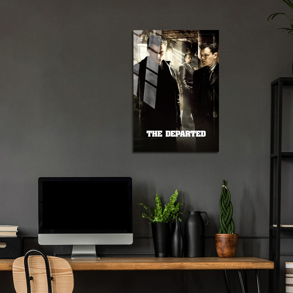 Flex Designs Metal Poster The Departed 24 x 36" Home Goods - Movie 2006 Movie Metal Poster