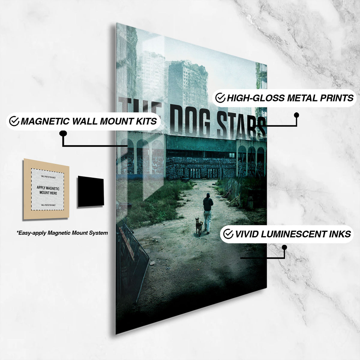 Flex Designs Metal Poster The Dog Stars 16 x 24" Home Goods - Movie 2026 Movie Metal Poster