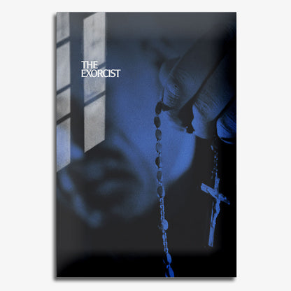 Flex Designs Metal Poster The Exorcist Cinematic 11 x 17" Home Goods - Movie 1973 Movie Metal Poster