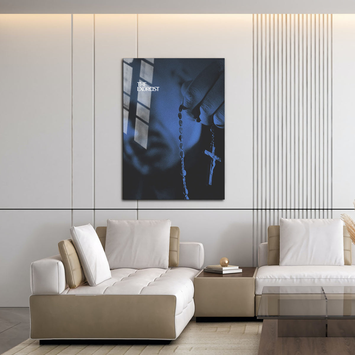 Flex Designs Metal Poster The Exorcist Cinematic 16 x 24" Home Goods - Movie 1973 Movie Metal Poster