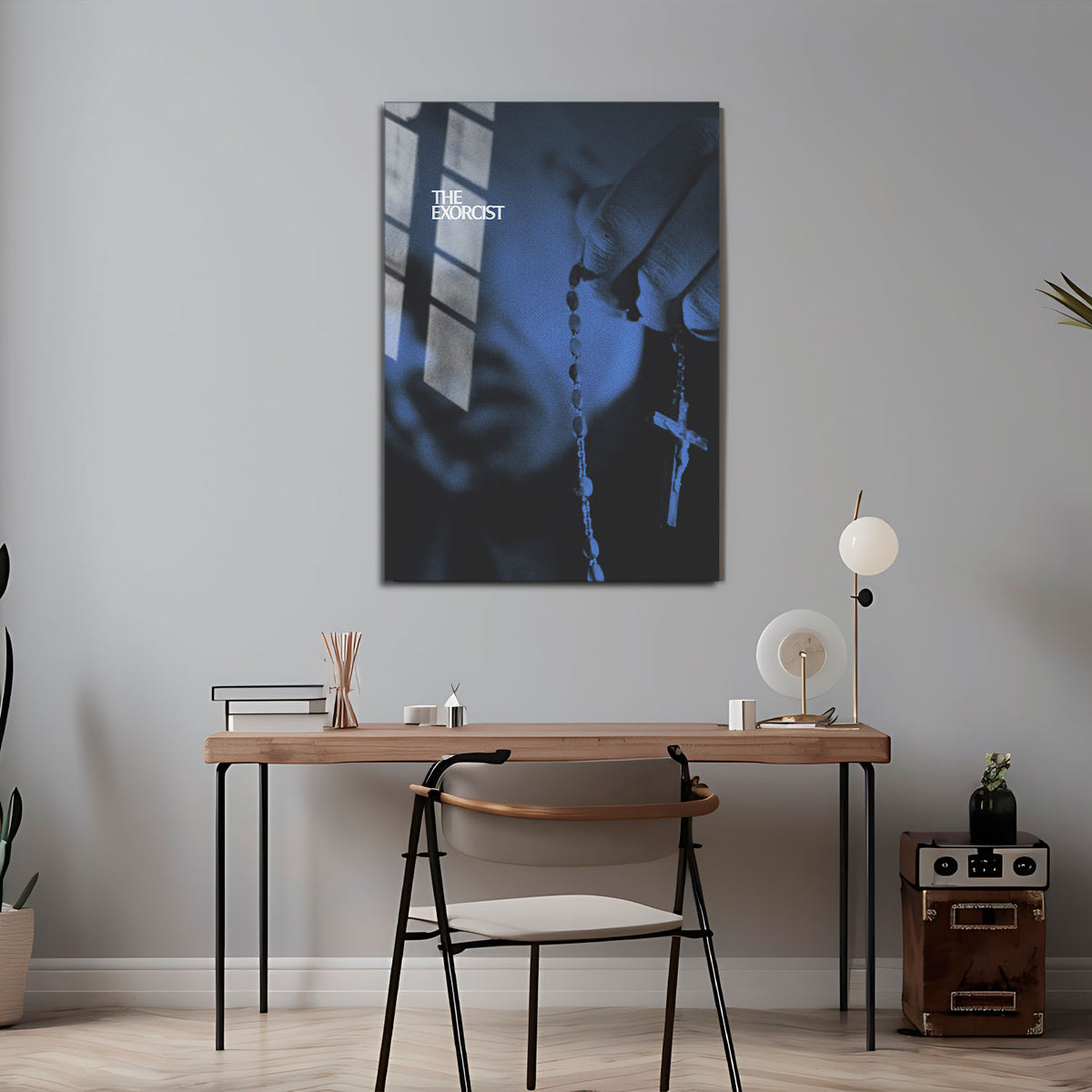 Flex Designs Metal Poster The Exorcist Cinematic 5 x 7" Home Goods - Movie 1973 Movie Metal Poster