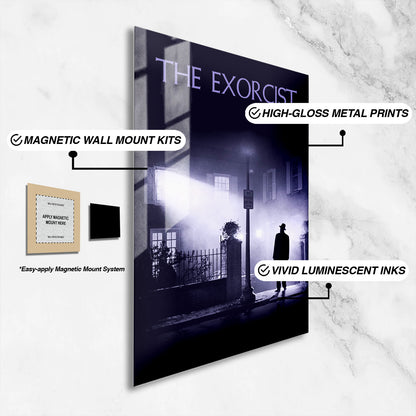 Flex Designs Metal Poster The Exorcist 16 x 24" Home Goods - Movie 1973 Movie Metal Poster