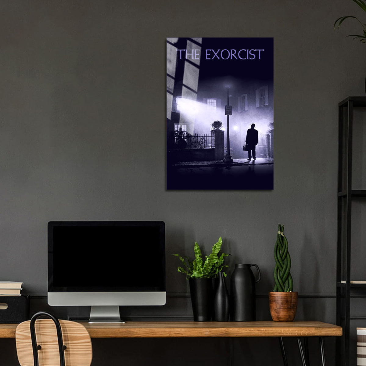 Flex Designs Metal Poster The Exorcist 24 x 36" Home Goods - Movie 1973 Movie Metal Poster