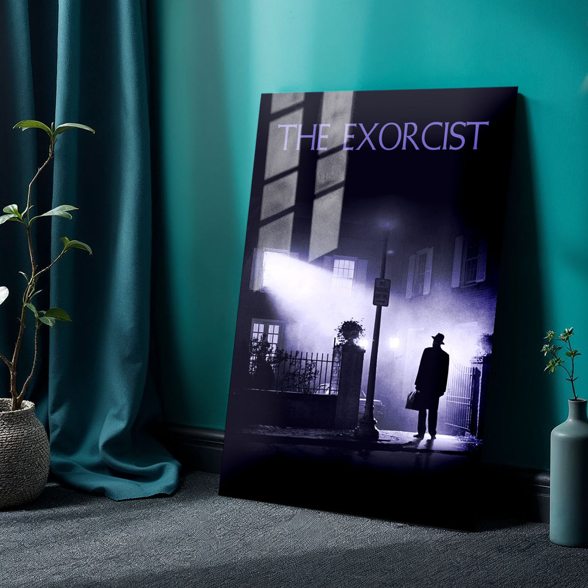 Flex Designs Metal Poster The Exorcist 24 x 36" Home Goods - Movie 1973 Movie Metal Poster