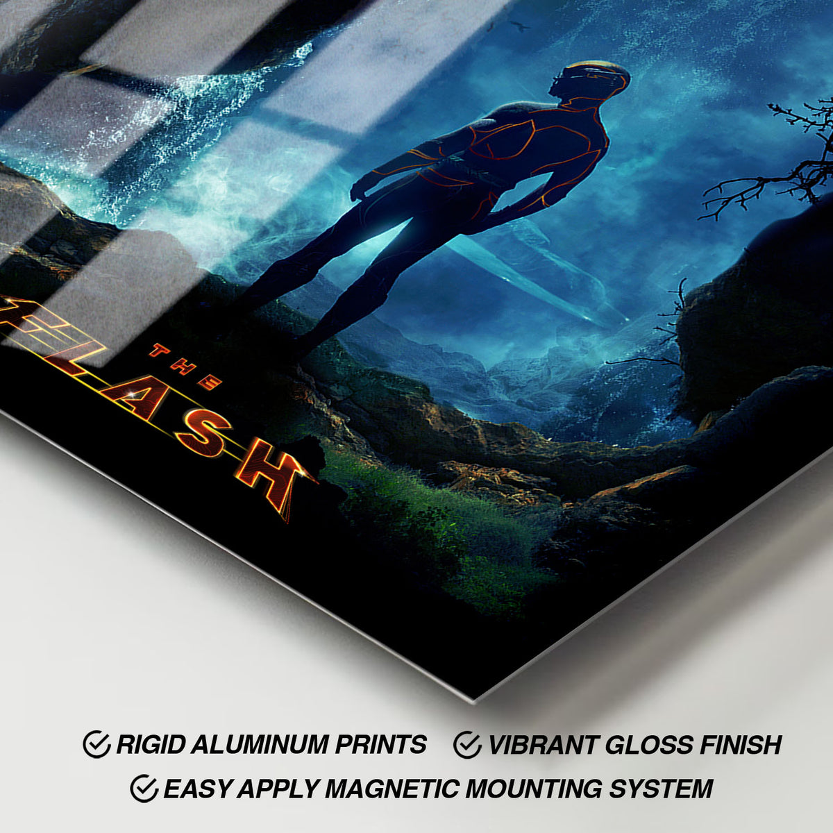 Flex Designs Metal Poster The Flash Alternate 11 x 17" Home Goods - Movie 2023 Movie Metal Poster