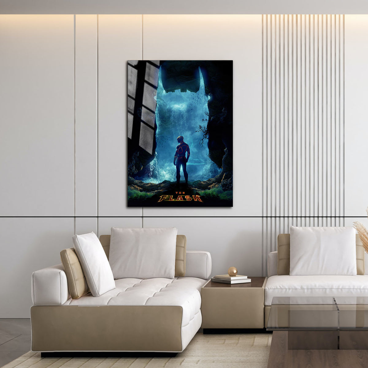 Flex Designs Metal Poster The Flash Alternate 16 x 24" Home Goods - Movie 2023 Movie Metal Poster