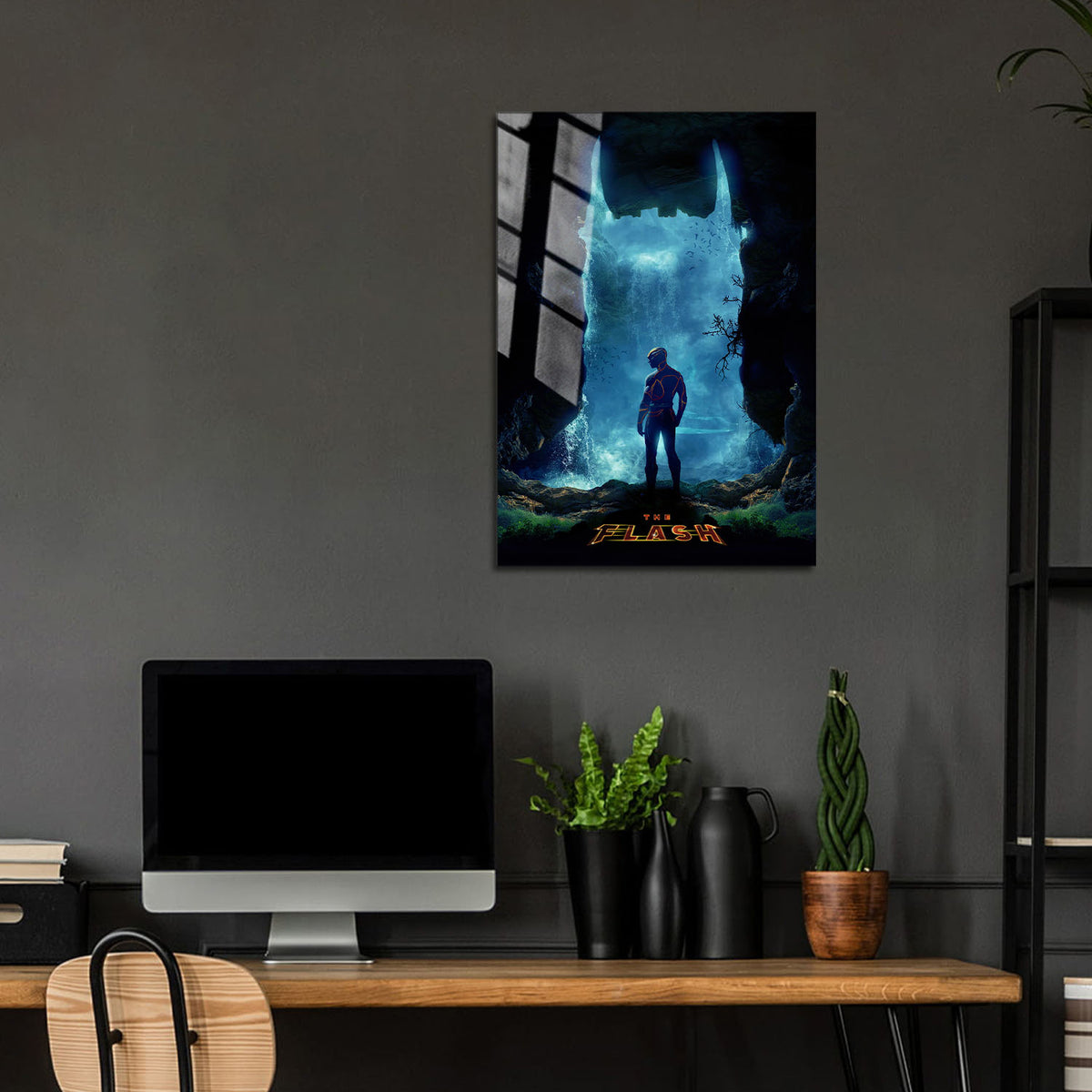 Flex Designs Metal Poster The Flash Alternate 24 x 36" Home Goods - Movie 2023 Movie Metal Poster
