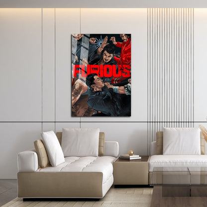 Flex Designs Metal Poster The Furious 16 x 24" Home Goods - Movie 2026 Movie Metal Poster