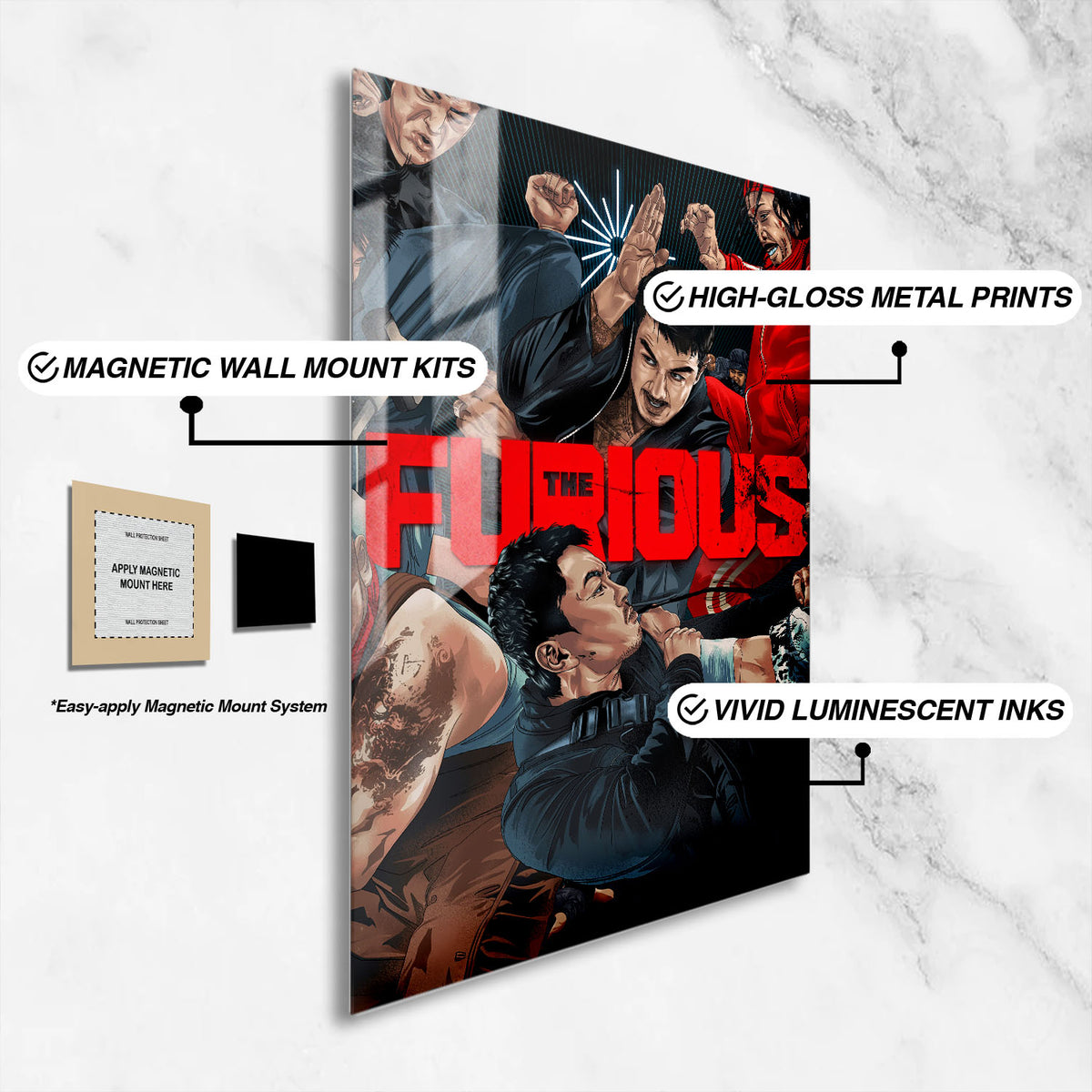 Flex Designs Metal Poster The Furious 16 x 24" Home Goods - Movie 2026 Movie Metal Poster