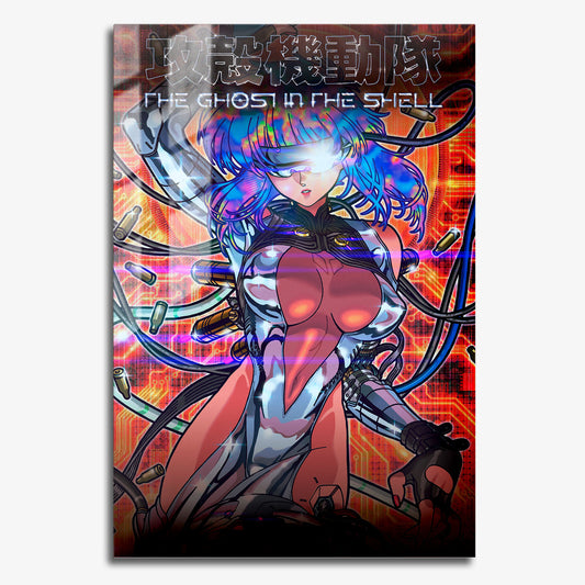 Flex Designs Metal Poster THE GHOST IN THE SHELL Sketch 11 x 17" Home Goods - TV Show 2026 TV Show Metal Poster