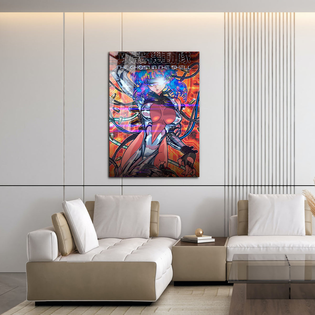 Flex Designs Metal Poster THE GHOST IN THE SHELL Sketch 16 x 24" Home Goods - TV Show 2026 TV Show Metal Poster