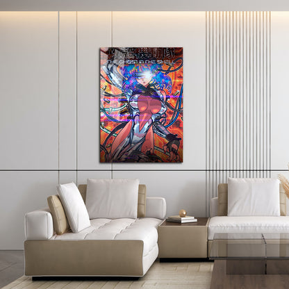 Flex Designs Metal Poster THE GHOST IN THE SHELL Sketch 16 x 24" Home Goods - TV Show 2026 TV Show Metal Poster