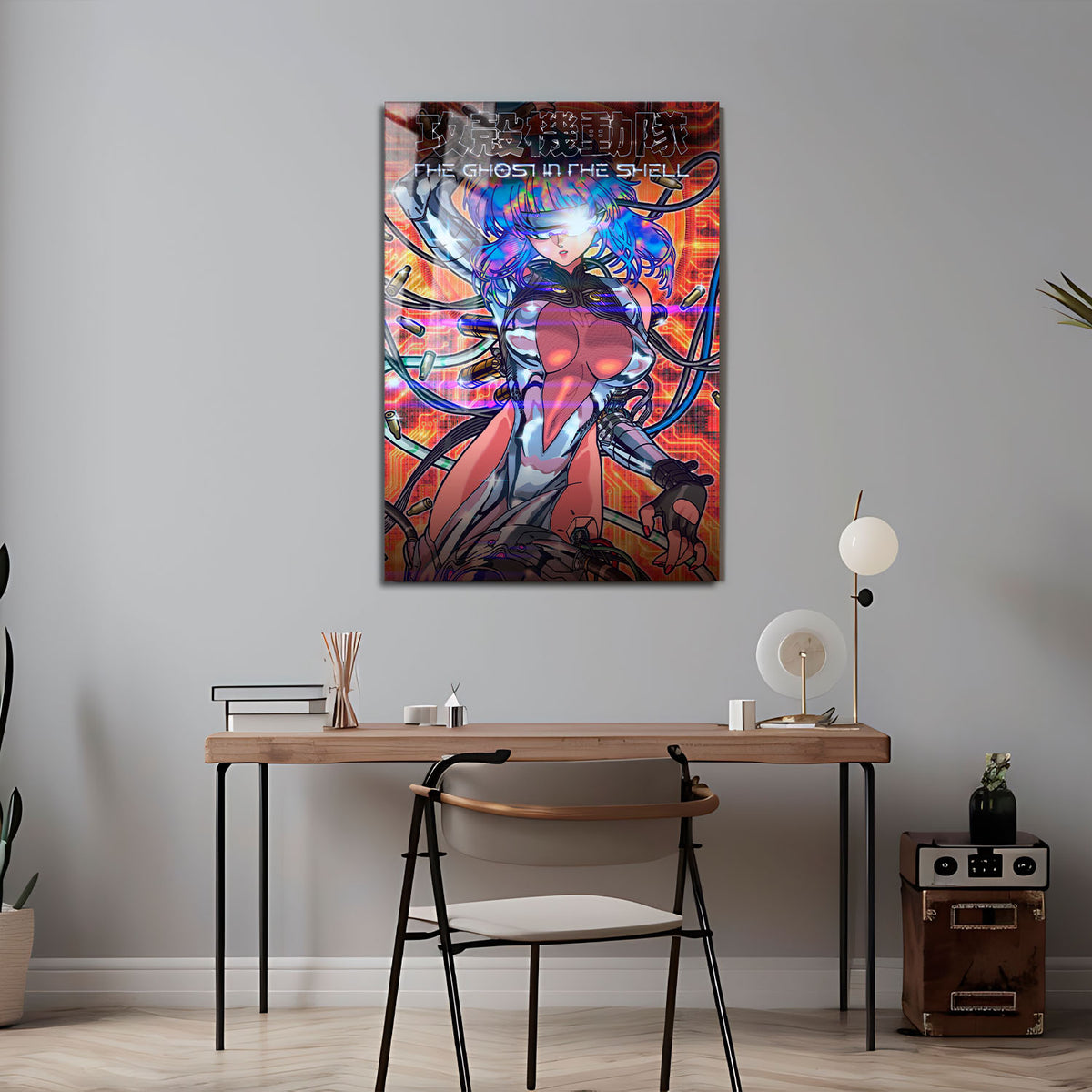 Flex Designs Metal Poster THE GHOST IN THE SHELL Sketch 5 x 7" Home Goods - TV Show 2026 TV Show Metal Poster