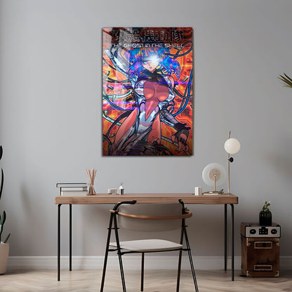 Flex Designs Metal Poster THE GHOST IN THE SHELL Sketch 5 x 7" Home Goods - TV Show 2026 TV Show Metal Poster