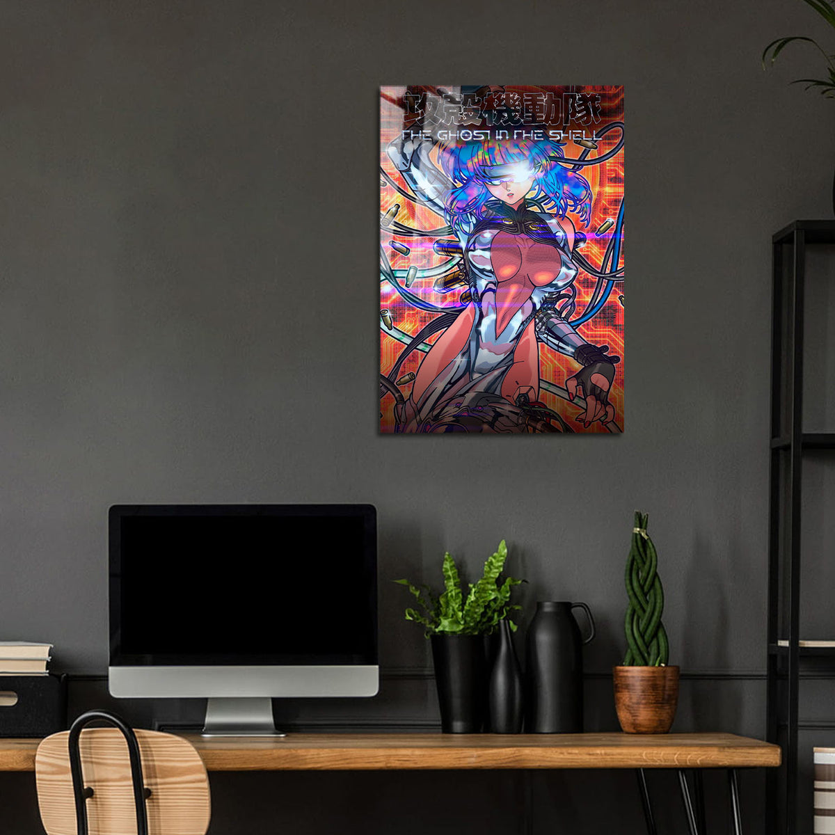 Flex Designs Metal Poster THE GHOST IN THE SHELL Sketch 24 x 36" Home Goods - TV Show 2026 TV Show Metal Poster