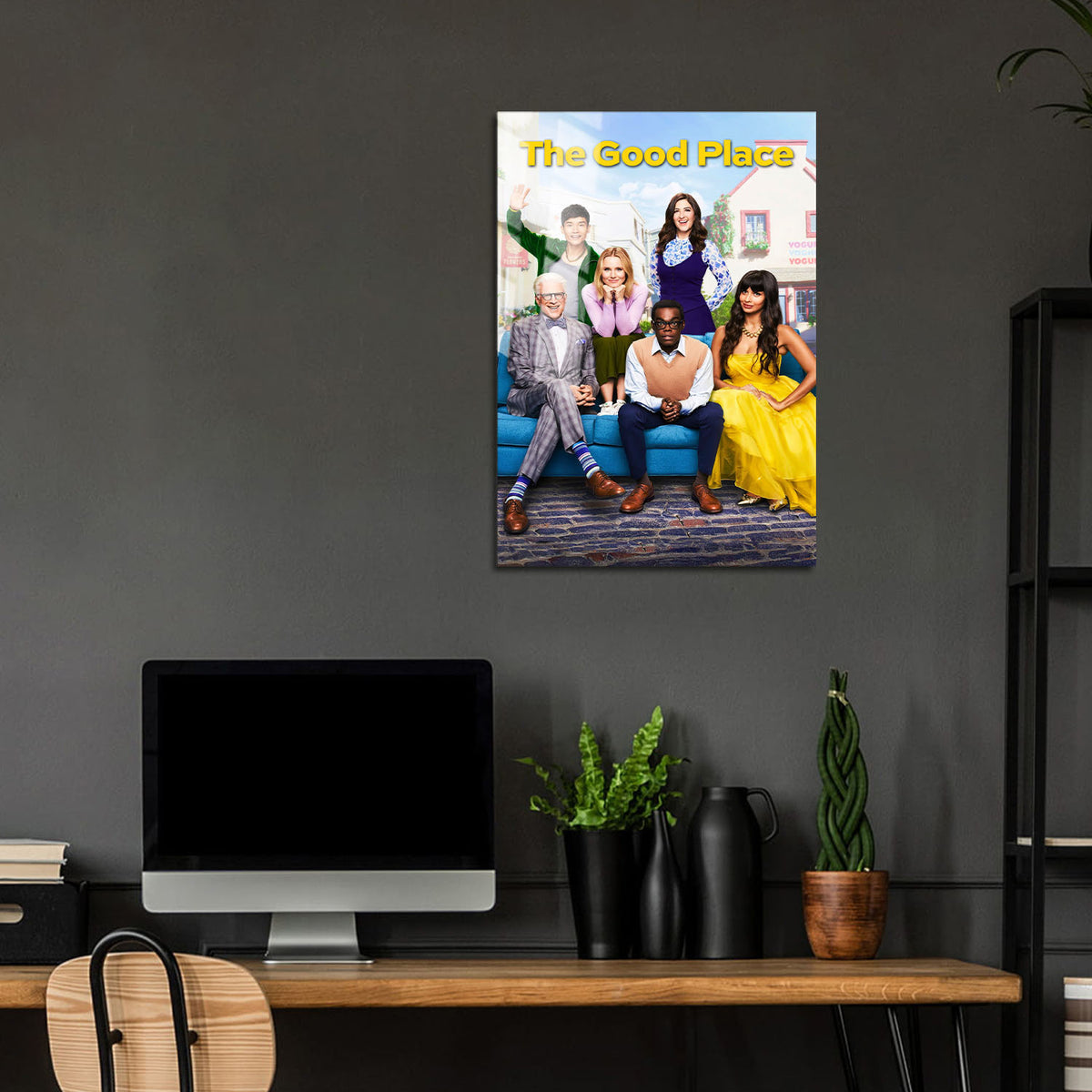 Flex Designs Metal Poster The Good Place 24 x 36" Home Goods - TV Show 2016 TV Show Metal Poster