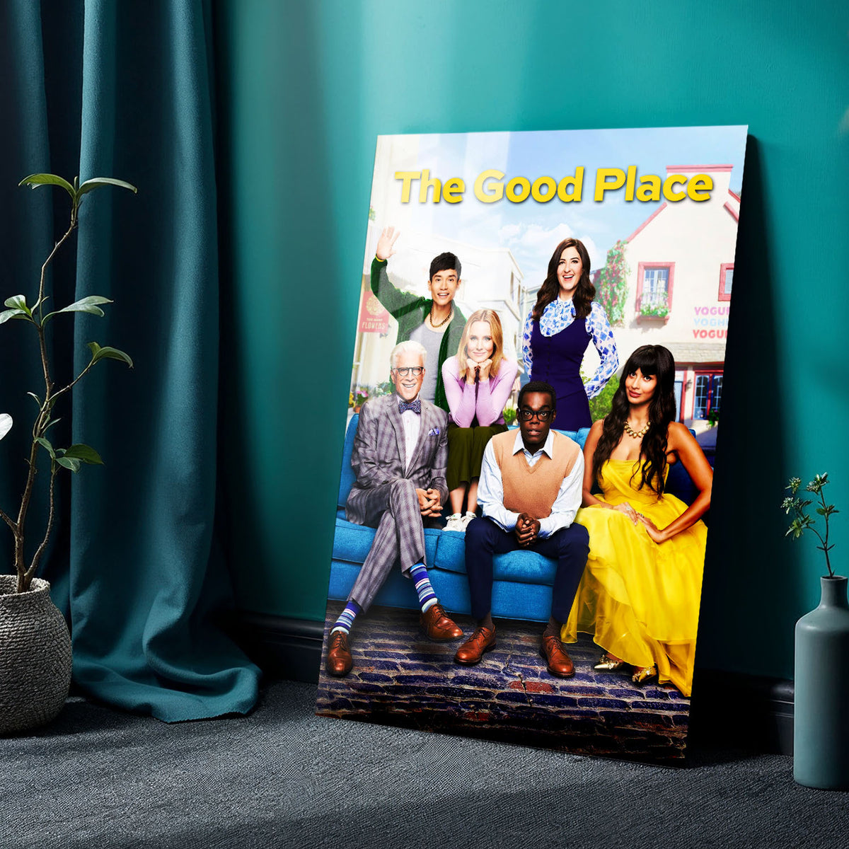 Flex Designs Metal Poster The Good Place 24 x 36" Home Goods - TV Show 2016 TV Show Metal Poster