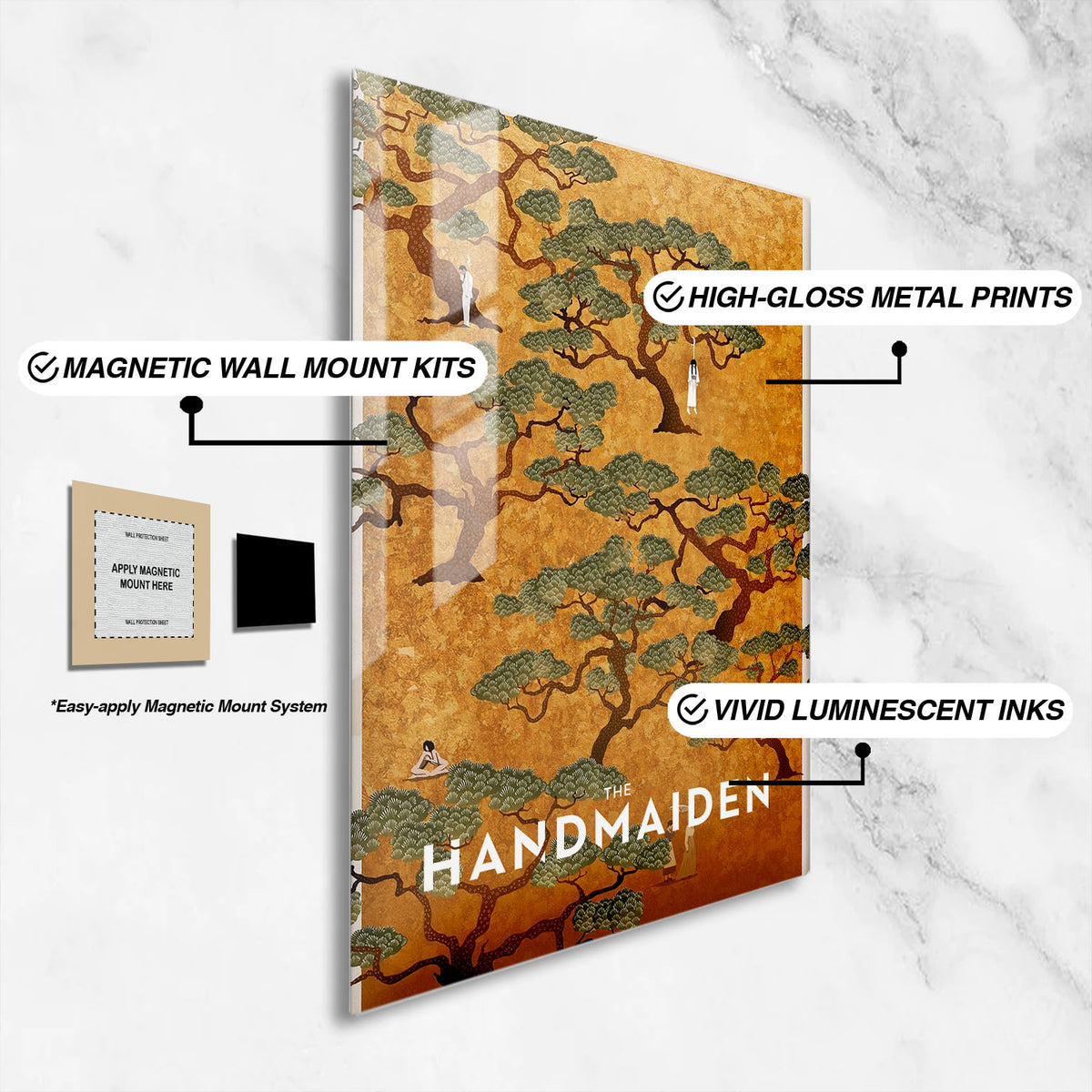 Flex Designs Metal Poster The Handmaiden 16 x 24" Home Goods - Movie 2016 Movie Metal Poster