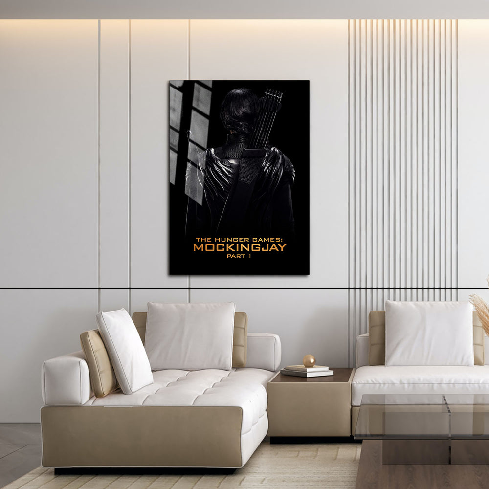 Flex Designs Metal Poster The Hunger Games Mockingjay Part 1 Katniss 16 x 24" Home Goods - Movie 2014 Movie Metal Poster