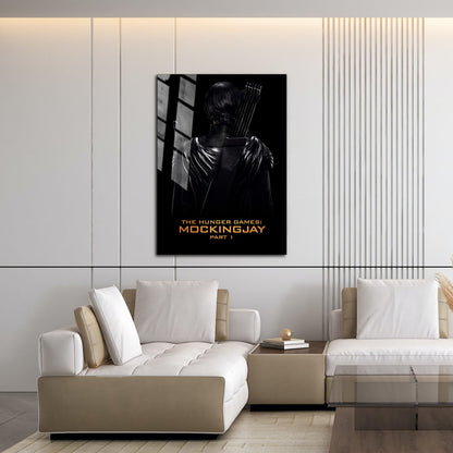 Flex Designs Metal Poster The Hunger Games Mockingjay Part 1 Katniss 16 x 24" Home Goods - Movie 2014 Movie Metal Poster