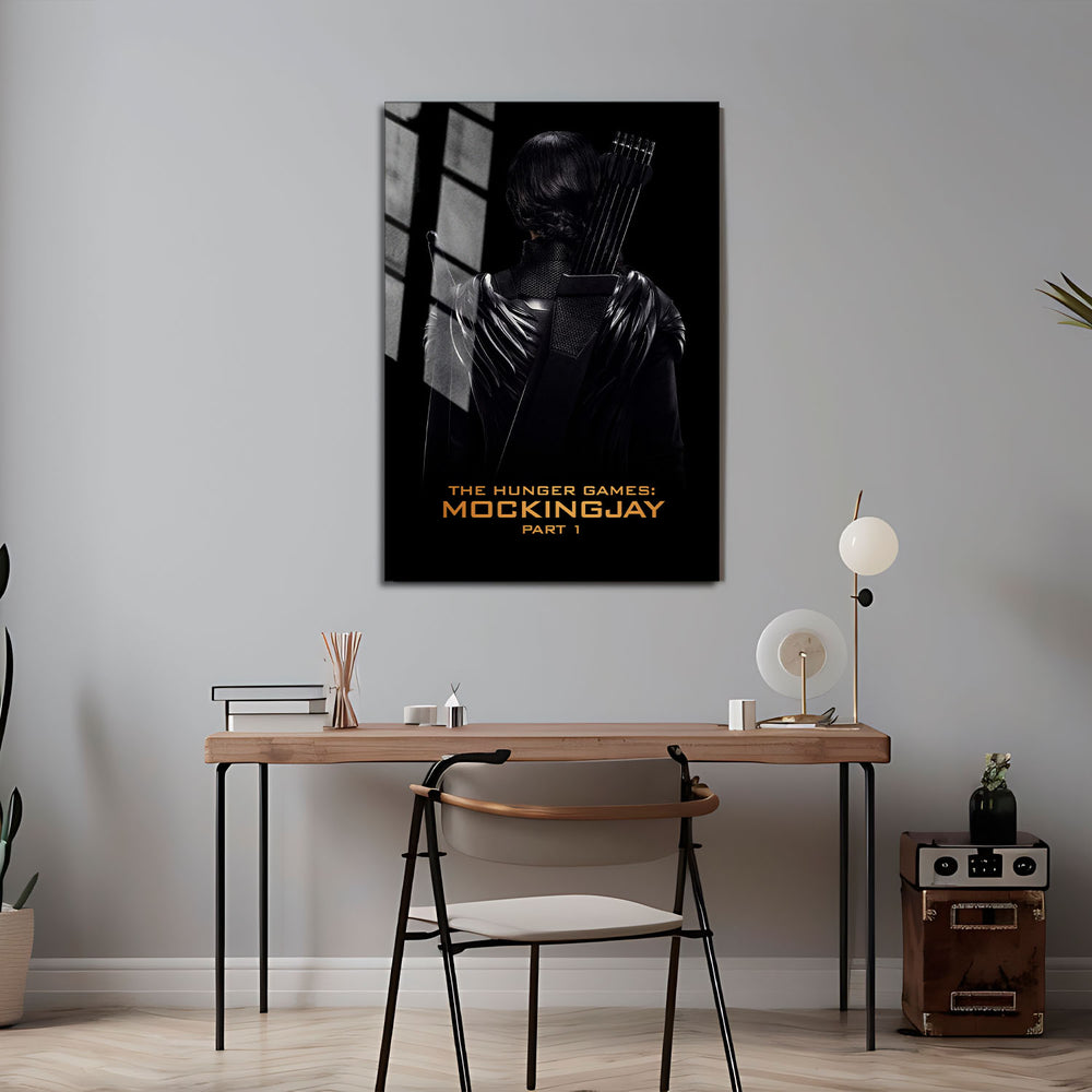 Flex Designs Metal Poster The Hunger Games Mockingjay Part 1 Katniss 5 x 7" Home Goods - Movie 2014 Movie Metal Poster
