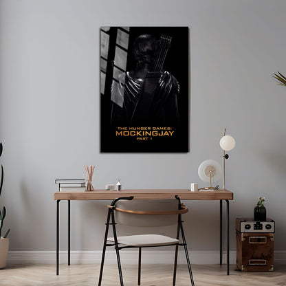 Flex Designs Metal Poster The Hunger Games Mockingjay Part 1 Katniss 5 x 7" Home Goods - Movie 2014 Movie Metal Poster