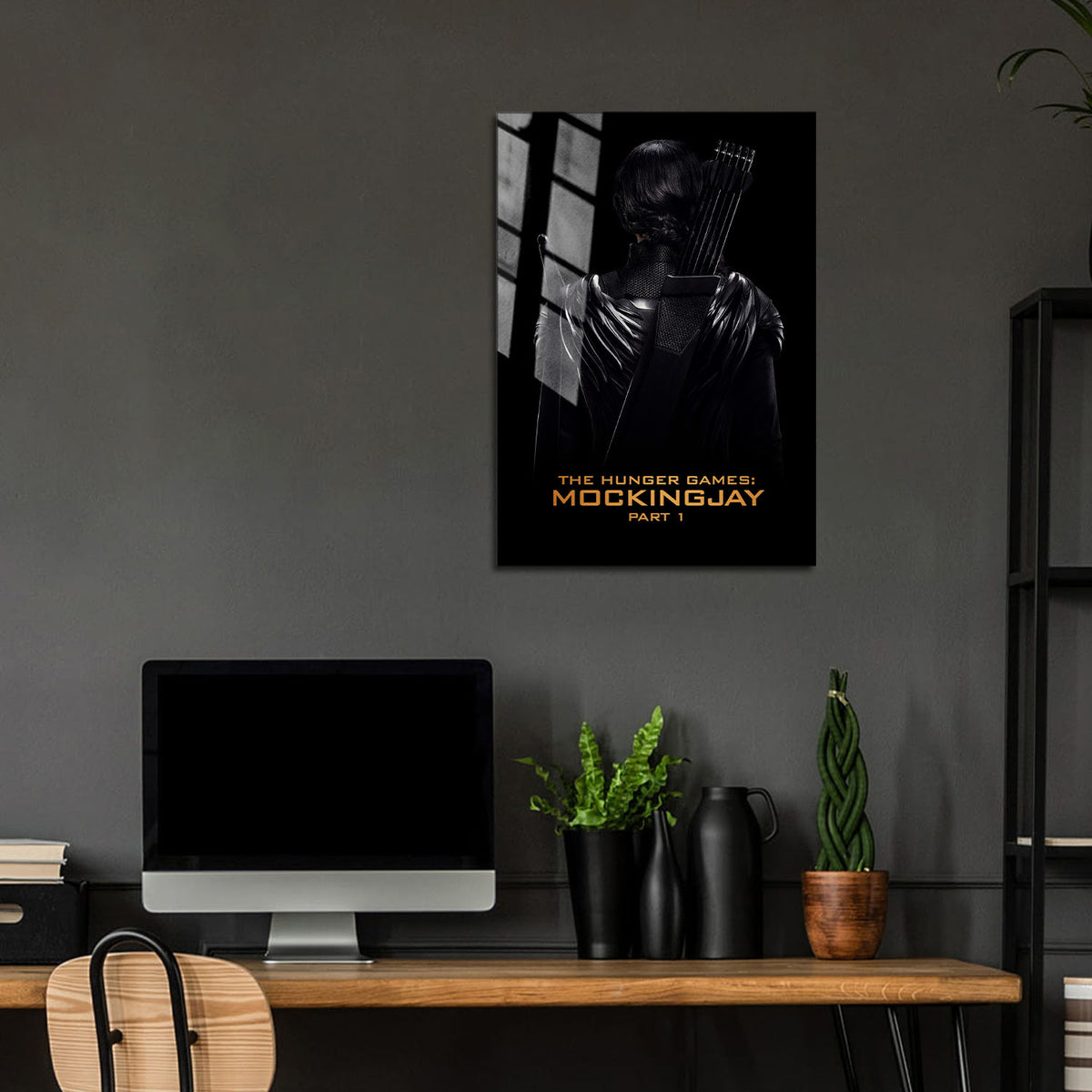 Flex Designs Metal Poster The Hunger Games Mockingjay Part 1 Katniss 24 x 36" Home Goods - Movie 2014 Movie Metal Poster