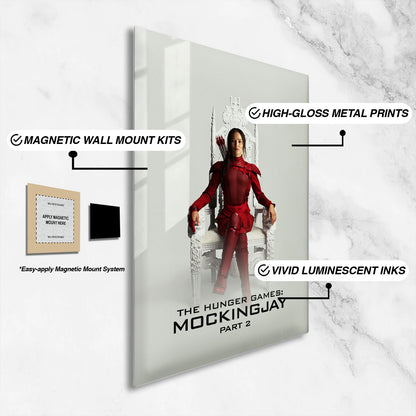 Flex Designs Metal Poster The Hunger Games Mockingjay Part 2 Katniss 16 x 24" Home Goods - Movie 2015 Movie Metal Poster