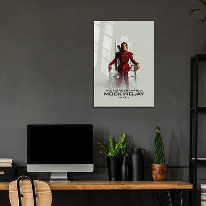Flex Designs Metal Poster The Hunger Games Mockingjay Part 2 Katniss 24 x 36" Home Goods - Movie 2015 Movie Metal Poster