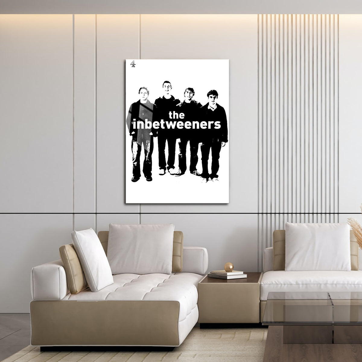 Flex Designs Metal Poster The Inbetweeners 16 x 24" Home Goods - TV Show 2008 TV Show Metal Poster