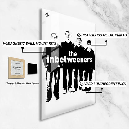 Flex Designs Metal Poster The Inbetweeners 16 x 24" Home Goods - TV Show 2008 TV Show Metal Poster