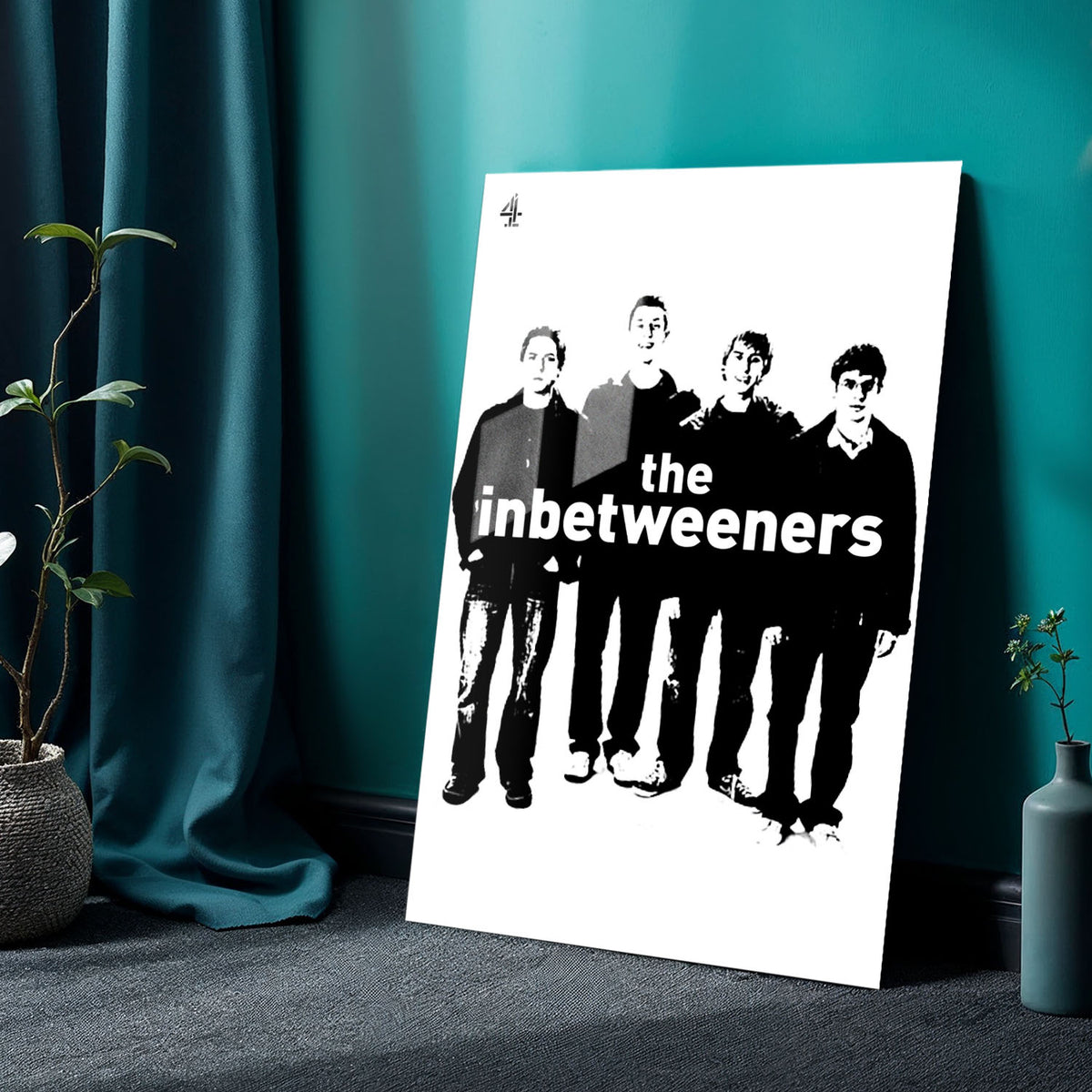 Flex Designs Metal Poster The Inbetweeners 24 x 36" Home Goods - TV Show 2008 TV Show Metal Poster