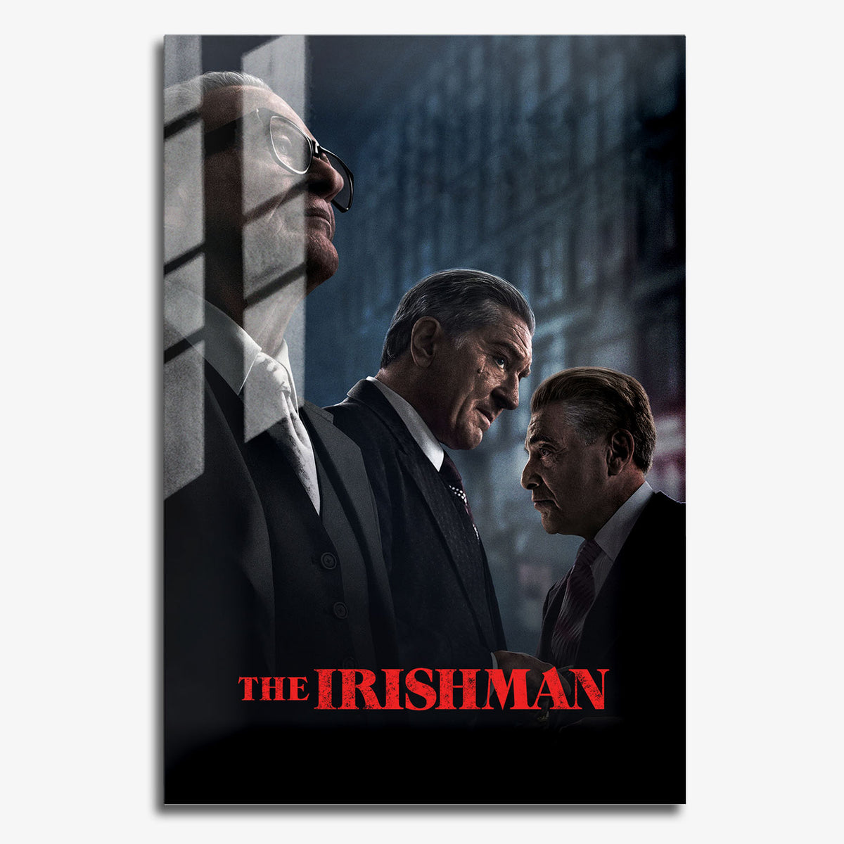 Flex Designs Metal Poster The Irishman Cinematic 11 x 17" Home Goods - Movie 2019 Movie Metal Poster
