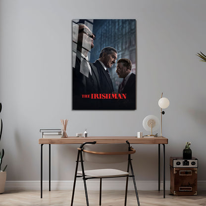 Flex Designs Metal Poster The Irishman Cinematic 5 x 7" Home Goods - Movie 2019 Movie Metal Poster