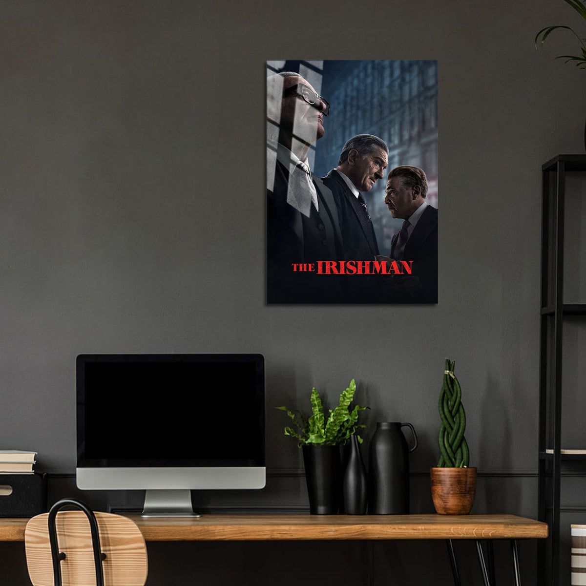 Flex Designs Metal Poster The Irishman Cinematic 24 x 36" Home Goods - Movie 2019 Movie Metal Poster