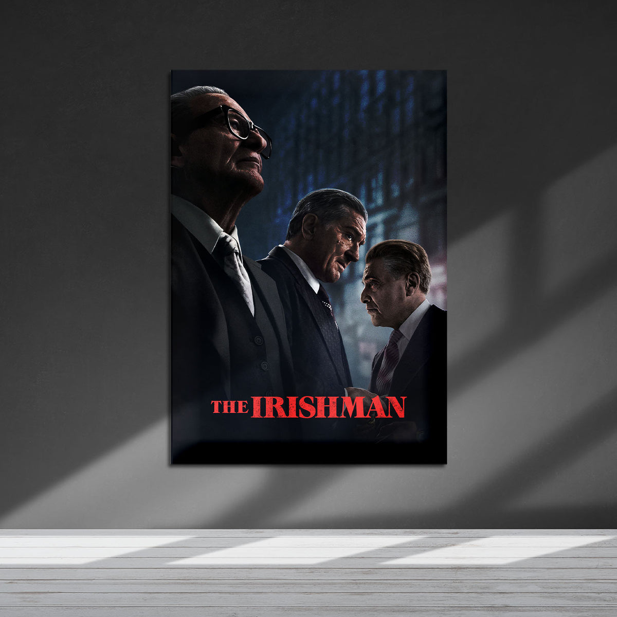 Flex Designs Metal Poster The Irishman Cinematic 5 x 7" Home Goods - Movie 2019 Movie Metal Poster